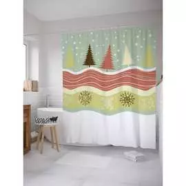 Шторка-занавеска для ванной JOYARTY