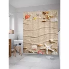 Шторка-занавеска для ванной JOYARTY