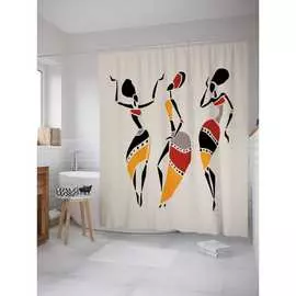 Шторка-занавеска для ванной JOYARTY