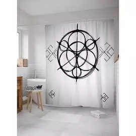 Шторка-занавеска для ванной JOYARTY