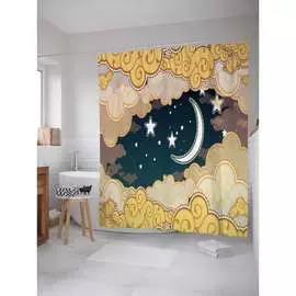 Шторка-занавеска для ванной JOYARTY