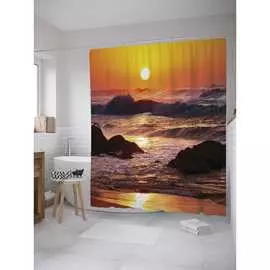 Шторка-занавеска для ванной JOYARTY