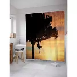 Шторка-занавеска для ванной JOYARTY