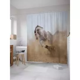 Шторка-занавеска для ванной JOYARTY