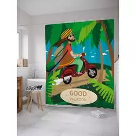 Шторка-занавеска для ванной JOYARTY