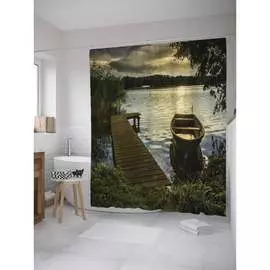 Шторка-занавеска для ванной JOYARTY