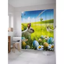 Шторка-занавеска для ванной JOYARTY