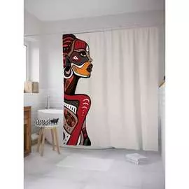 Шторка-занавеска для ванной JOYARTY