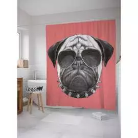 Шторка-занавеска для ванной JOYARTY