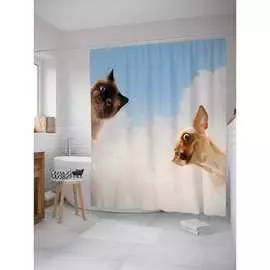 Шторка-занавеска для ванной JOYARTY