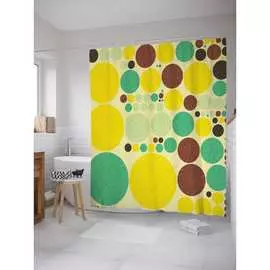 Шторка-занавеска для ванной JOYARTY