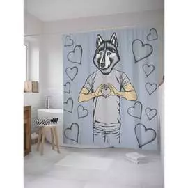 Шторка-занавеска для ванной JOYARTY