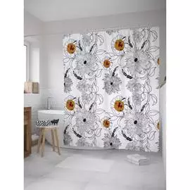 Шторка-занавеска для ванной JOYARTY