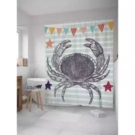 Шторка-занавеска для ванной JOYARTY