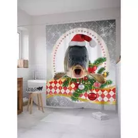 Шторка-занавеска для ванной JOYARTY