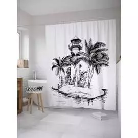 Шторка-занавеска для ванной JOYARTY