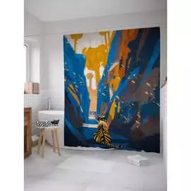 Шторка-занавеска для ванной JOYARTY