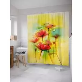 Шторка-занавеска для ванной JOYARTY