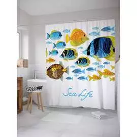 Шторка-занавеска для ванной JOYARTY