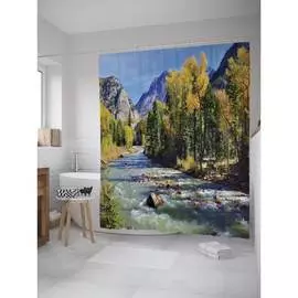 Шторка-занавеска для ванной JOYARTY