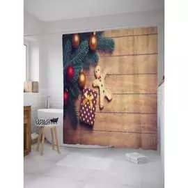 Шторка-занавеска для ванной JOYARTY