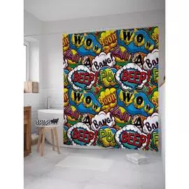 Шторка-занавеска для ванной JOYARTY