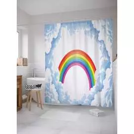 Шторка-занавеска для ванной JOYARTY