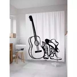 Шторка-занавеска для ванной JOYARTY