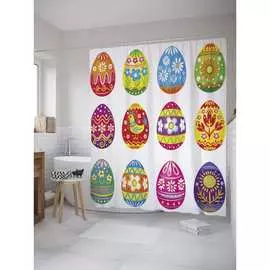 Шторка-занавеска для ванной JOYARTY