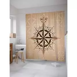 Шторка-занавеска для ванной JOYARTY