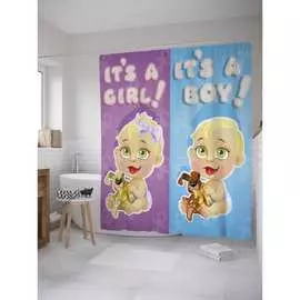 Шторка-занавеска для ванной JOYARTY