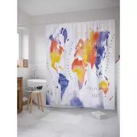 Шторка-занавеска для ванной JOYARTY