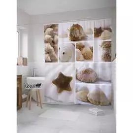 Шторка-занавеска для ванной JOYARTY