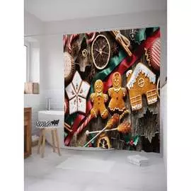 Шторка-занавеска для ванной JOYARTY