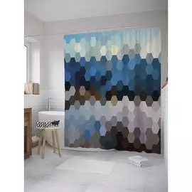 Шторка-занавеска для ванной JOYARTY