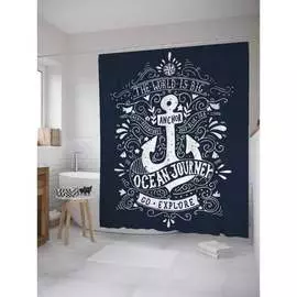 Шторка-занавеска для ванной JOYARTY