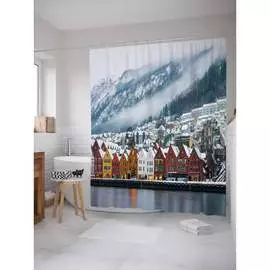 Шторка-занавеска для ванной JOYARTY