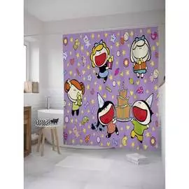 Шторка-занавеска для ванной JOYARTY