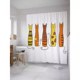 Шторка-занавеска для ванной JOYARTY