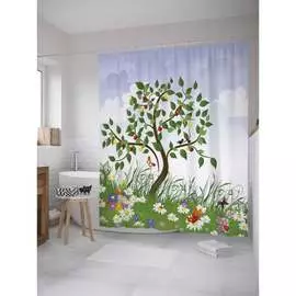 Шторка-занавеска для ванной JOYARTY