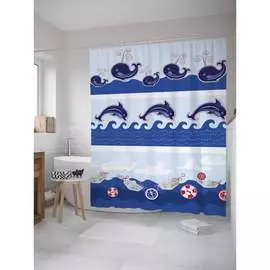 Шторка-занавеска для ванной JOYARTY