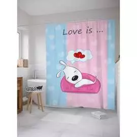 Шторка-занавеска для ванной JOYARTY