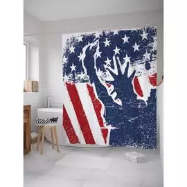 Шторка-занавеска для ванной JOYARTY