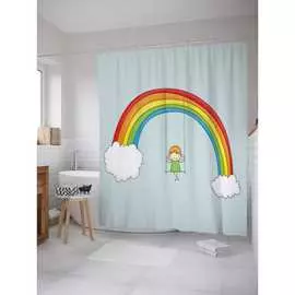 Шторка-занавеска для ванной JOYARTY