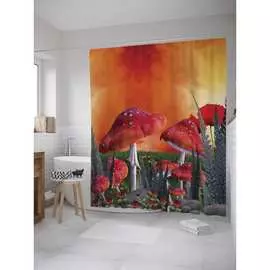 Шторка-занавеска для ванной JOYARTY