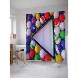 Шторка-занавеска для ванной JOYARTY