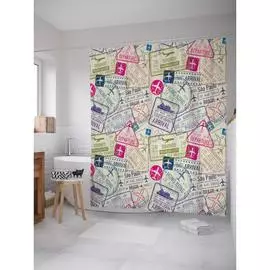 Шторка-занавеска для ванной JOYARTY