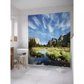 Шторка-занавеска для ванной JOYARTY