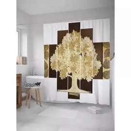 Шторка-занавеска для ванной JOYARTY