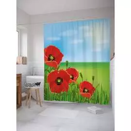 Шторка-занавеска для ванной JOYARTY